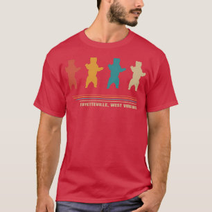 Fayetteville West Virginia Vintage Bär WV abgenutz T-Shirt