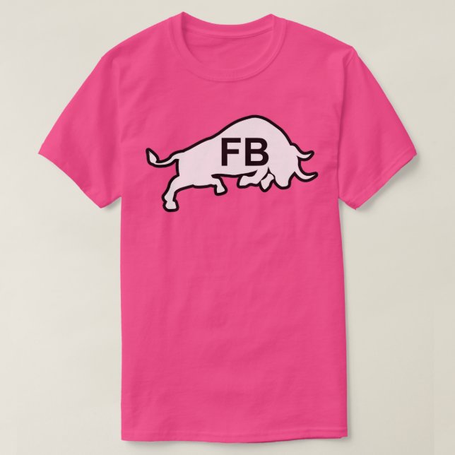 FB Bull Black ampamp Weiß T-Shirt (Design vorne)
