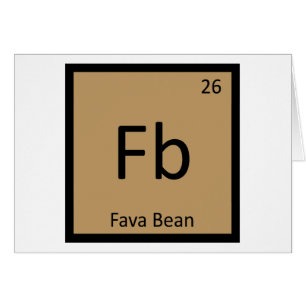 Fb - Saubohnen-Hülsenfrüchte Chemie Periodensystem