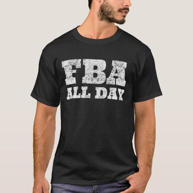 FBA All Day Black Foundational History American T-Shirt (Vorderseite)