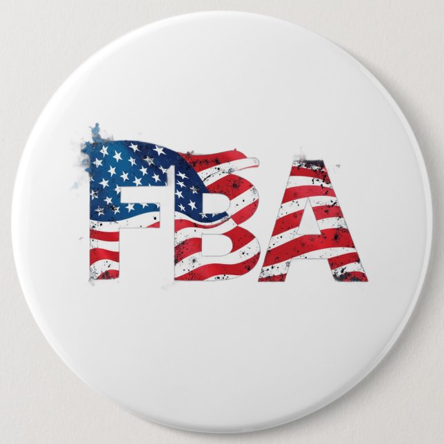 FBA Foundational Black American Button (Vorderseite)