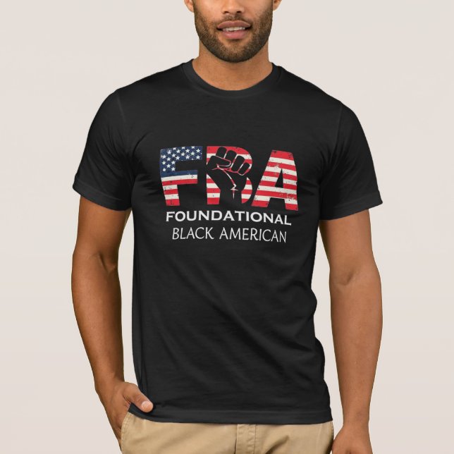 FBA Foundations Black American T-Shirt (Vorderseite)