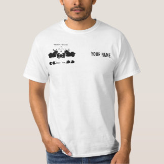 FBAP grundlegendes Weiß (schwarzes Logo) T-Shirt