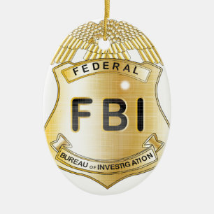 Fbi-Abzeichen Keramikornament