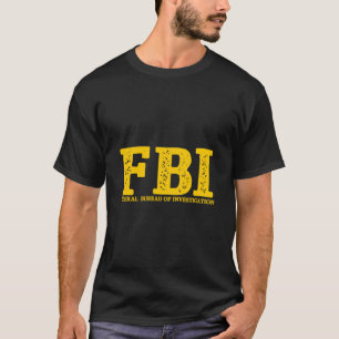 Fbi Agent Kostüm Bundesstaatliches Untersuchungsbü T-Shirt