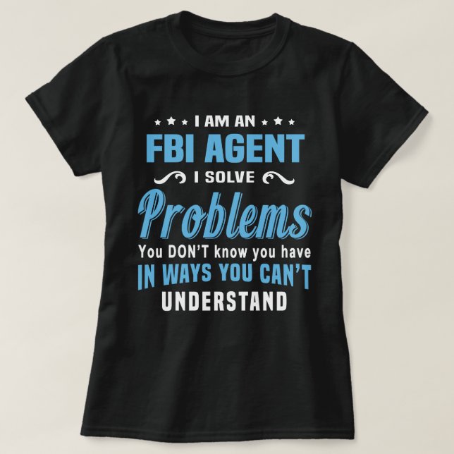 FBI-Agent T-Shirt (Design vorne)