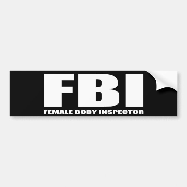 FBI AUTOAUFKLEBER (Vorne)