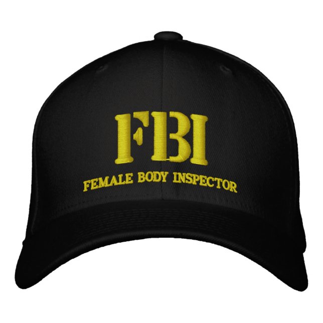 FBI BESTICKTE KAPPE (Vorderseite)