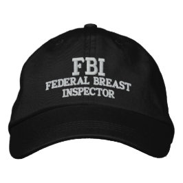 FBI-BUNDESSTAATLICHER BRUSTSPEKTOR BESTICKTE KAPPE