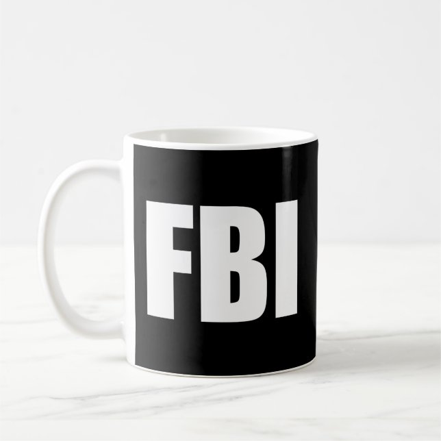 Fbi Bundesstaatliches Untersuchungsbüro Kaffeetasse (Links)