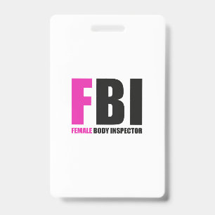 FBI Chefreinspektor Ausweis
