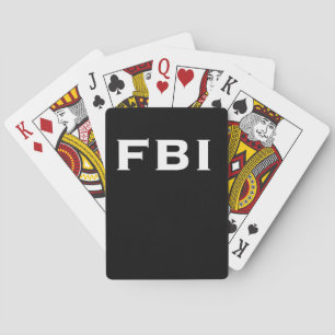 FBI cool Spielkarten
