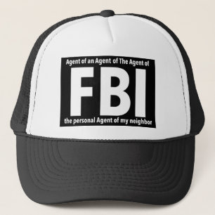 FBI-Druckneuheit: Spaß-Design Truckerkappe