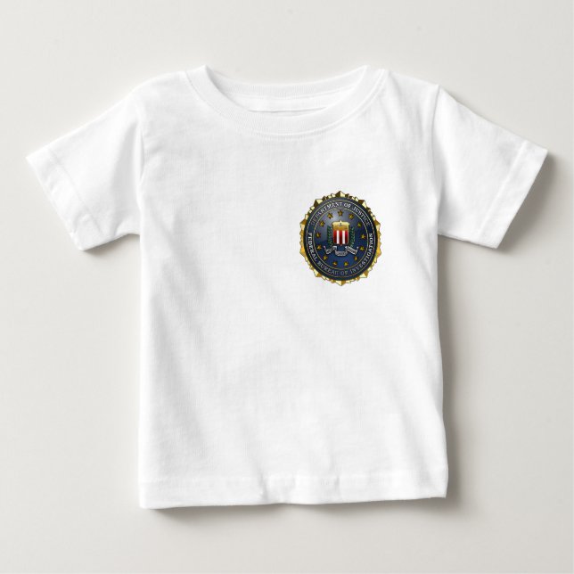 FBI-Emblem Baby T-shirt (Vorderseite)