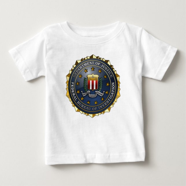 FBI-Emblem Baby T-shirt (Vorderseite)