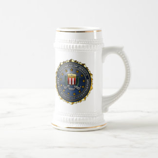 Fbi-Emblem Bierglas