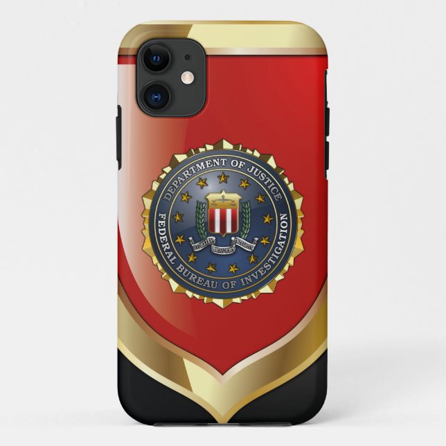 FBI-Emblem Case-Mate iPhone Hülle (Rückseite)