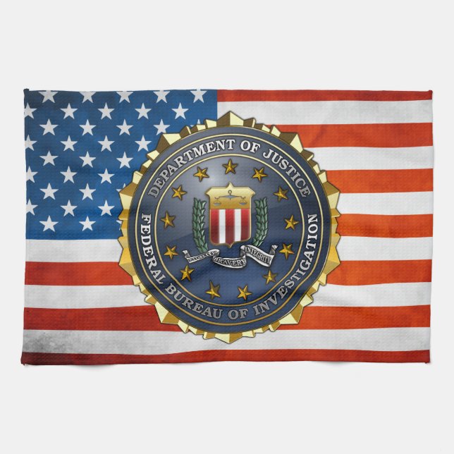 FBI-Emblem Handtuch (Horizontal)