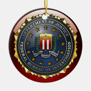 FBI-Emblem Keramikornament