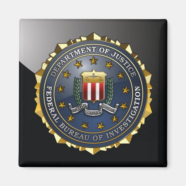 FBI-Emblem Magnet (Vorne)