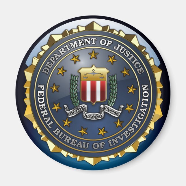 FBI-Emblem Magnet (Vorne)