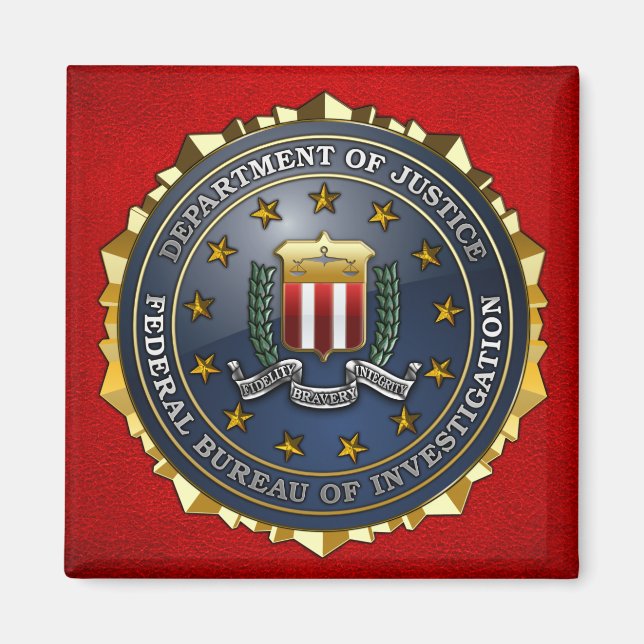 FBI-Emblem Magnet (Vorne)