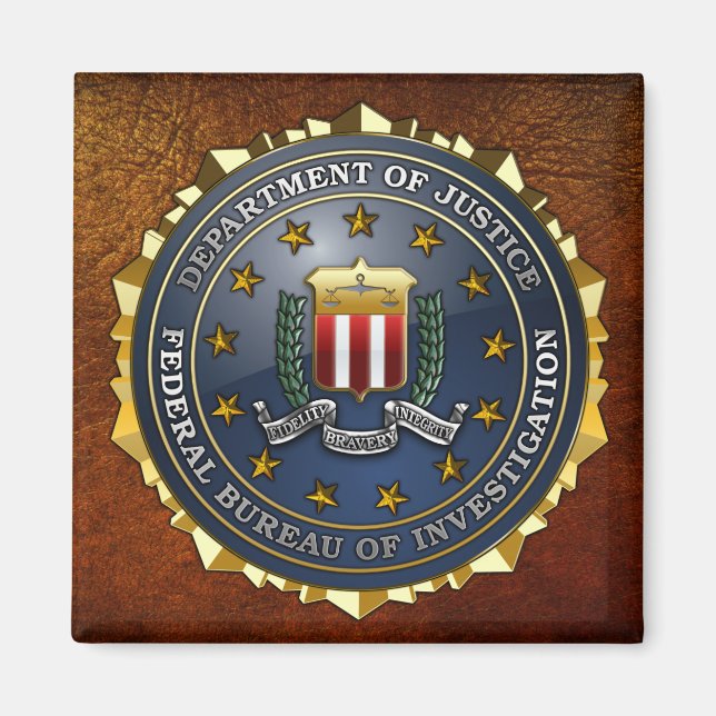 FBI-Emblem Magnet (Vorne)