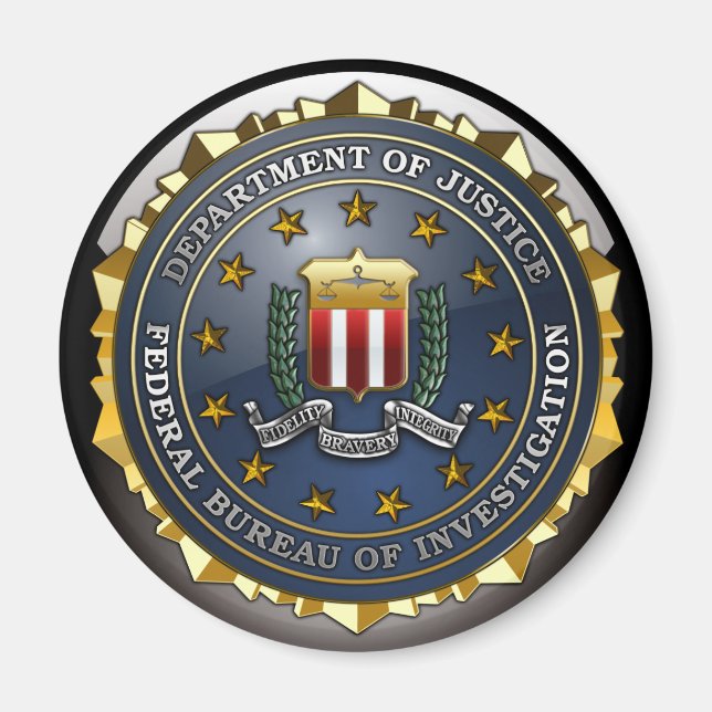 FBI-Emblem Magnet (Vorne)