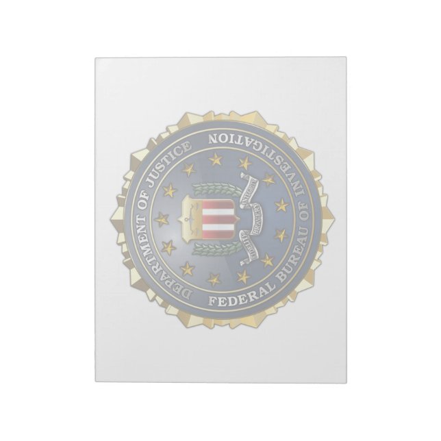 FBI-Emblem Notizblock (Rotiert)