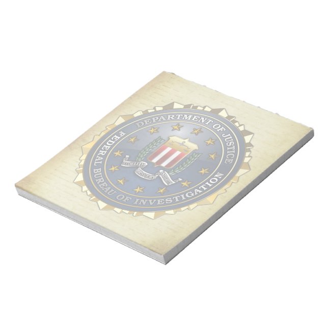 FBI-Emblem Notizblock (Rotiert)