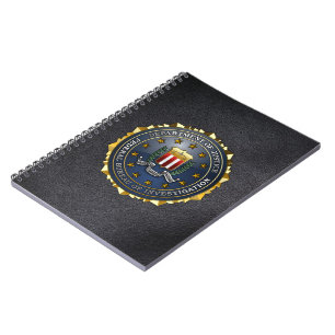 FBI-Emblem Notizblock