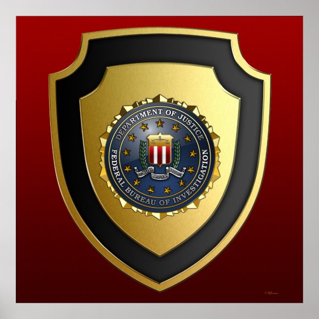 FBI-Emblem Poster (Vorne)