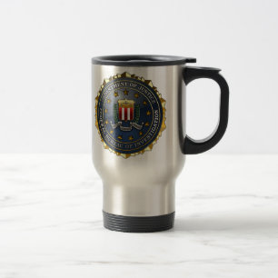 FBI-Emblem Reisebecher