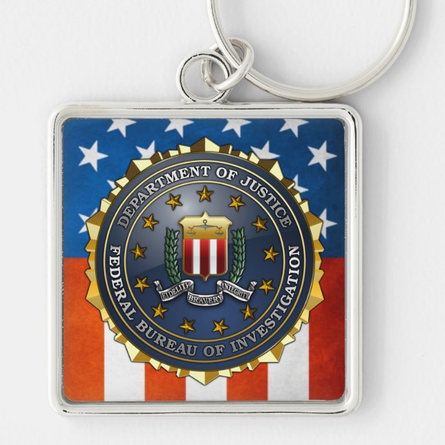 FBI-Emblem Schlüsselanhänger (Vorne)