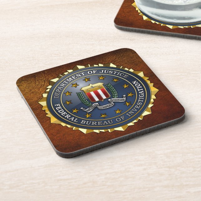 FBI-Emblem Untersetzer (Linke Seite)