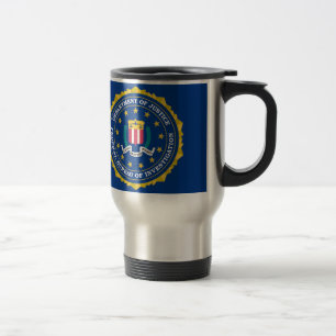 Fbi-Flagge Reisebecher