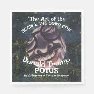 FBI ICE CBP Trump POTUS Betrug Kunst Buch Zeichen Serviette