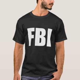 FBI Replica Agent Inspector Funny Halloween Costum T-Shirt