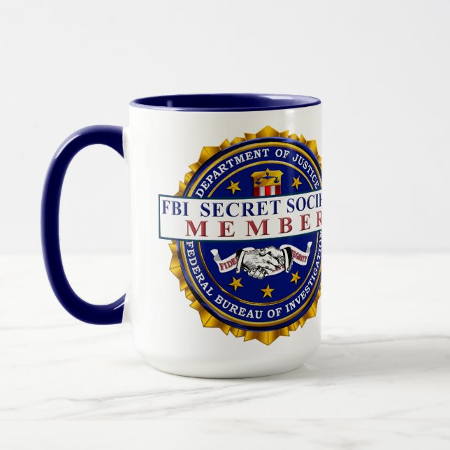 FBI SECRET SOCIETE COVFEFE JUMBO TASSE (Links)