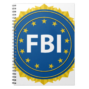 FBI-Siegel Notizblock