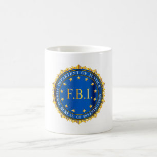 FBI-Spoof-Siegel Kaffeetasse