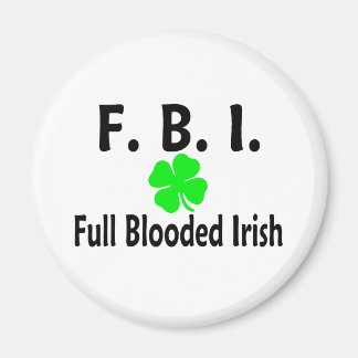 FBI Vollblutklee Magnet