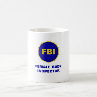 FBI ~ weiblicher Körper-Inspektor-Tasse Tasse