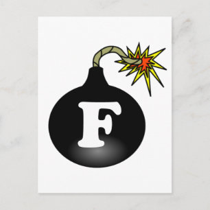FBomb Klassiker Postkarte