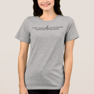 FBSO&C Damen T-Shirt - Dunkel Tri-Blend Shirt