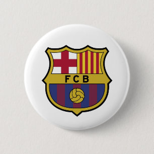 FC Barcelona Fußballteam Brosche Button