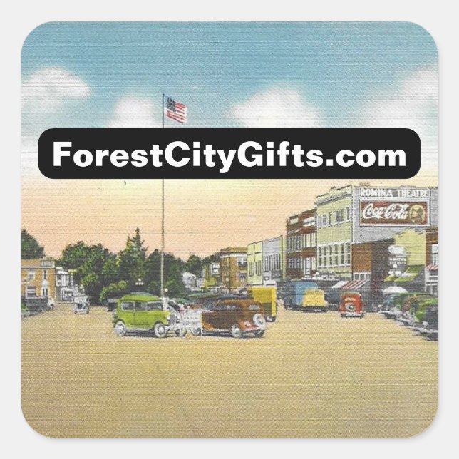 FC Gifts Square Sticker (Vorderseite)