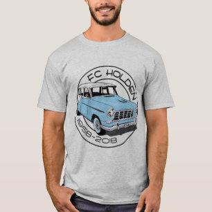FC Holden - Lastwagen - Blau u. Weiß T-Shirt