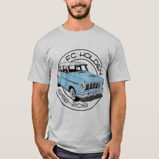 FC Holden - Lastwagen - Blau u. Weiß T-Shirt