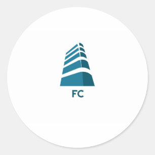 FC-Sport Runder Aufkleber